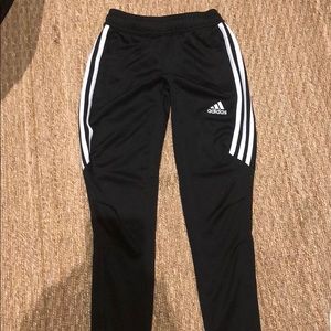Girls Adidas black sweat pants/joggers